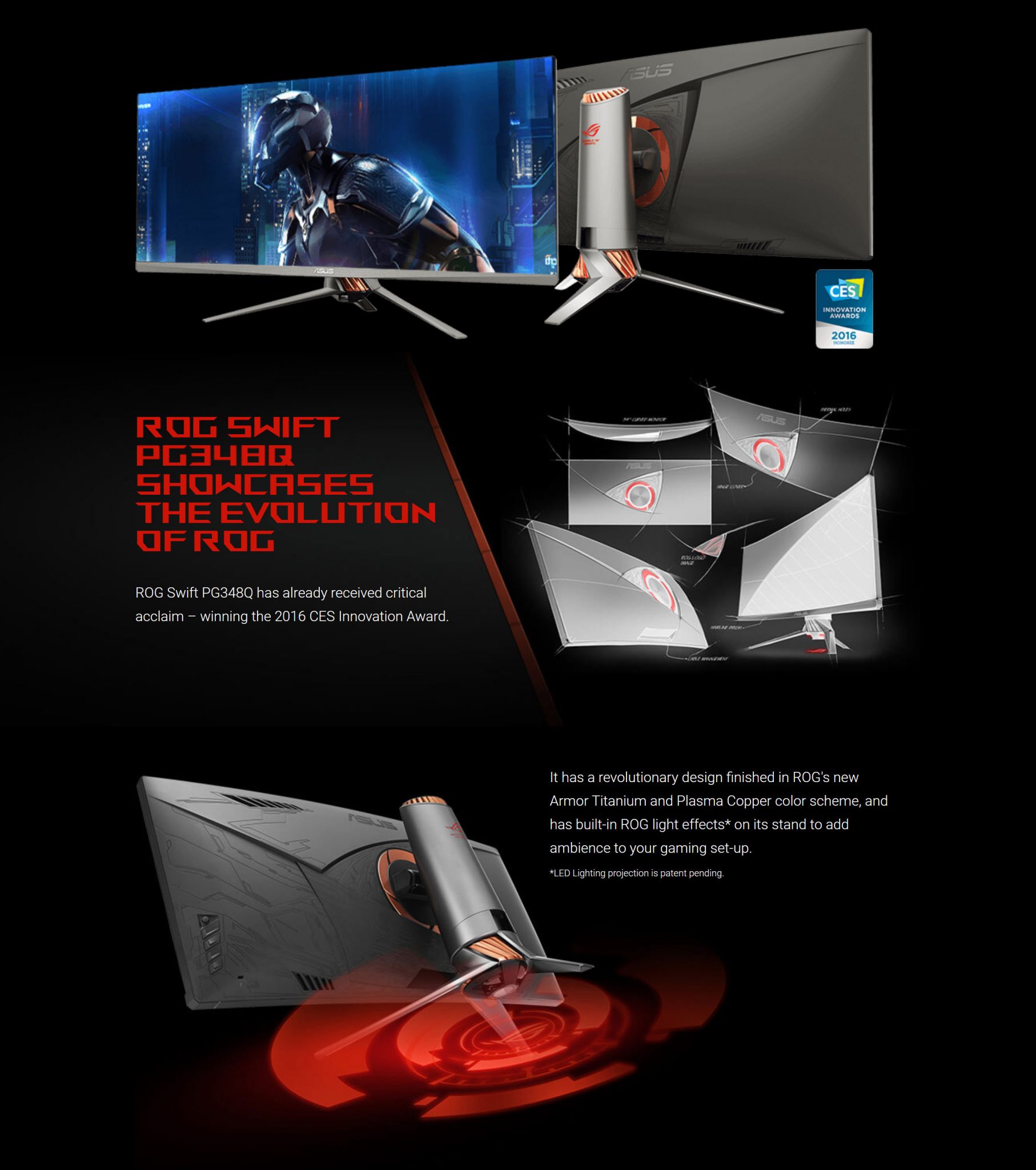 Buy ASUS ROG Swift Curved PG348Q Gaming Monitor - 34 ...