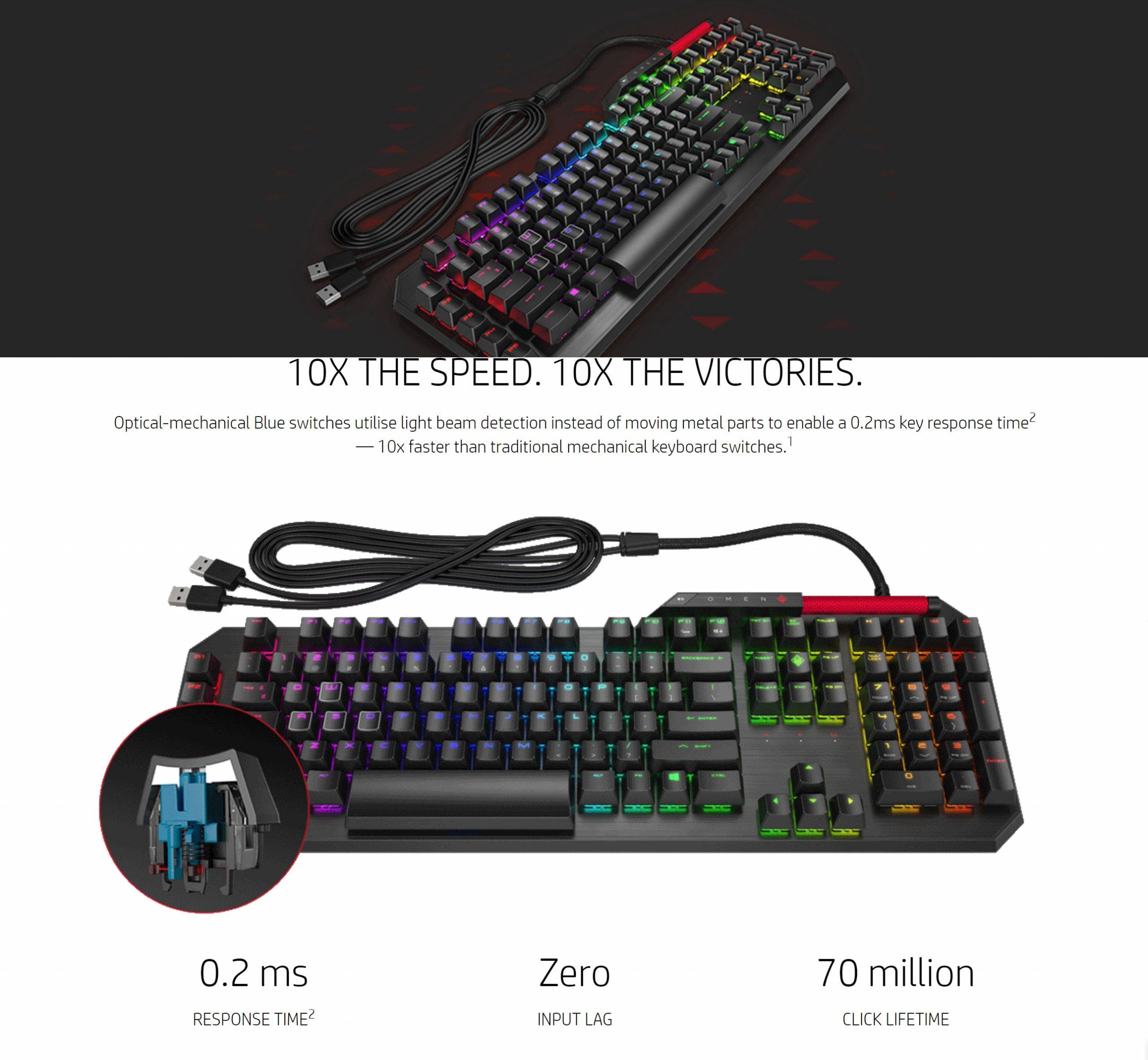 Hp Omen Sequencer Mechanical Optical Gaming Keyboard — Rb Tech & Games