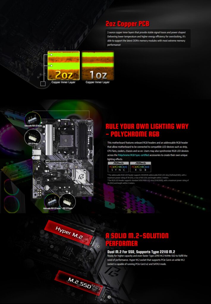 Asrock b550 phantom gaming 4 подключение