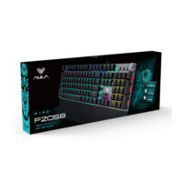 AULA F2058 USB Gaming Keyboard LED Light Game Mice Multimedia Keyboard - Image 2