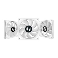 Lian Li ST120 ADDRESSABLE RGB 120MM WHITE FAN WITH CONTROLLER TRIPLE PACK