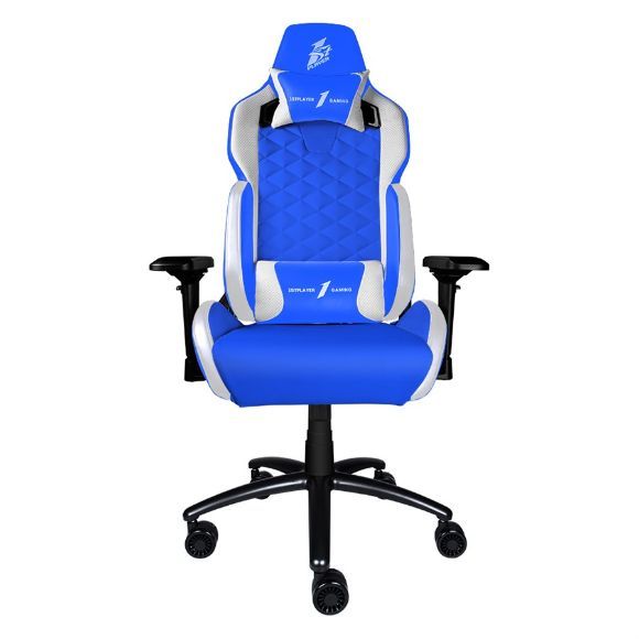 1st Player DK2 Blue & White Dedicated to improving gamers Gaming Chair ZAH Price in Paksitan