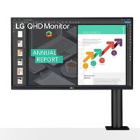 LG 27QN880 B 27 QHD Ergo IPS Monitor with USB Type C™ Price in Pakistan 01