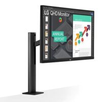 LG 27QN880 B 27 QHD Ergo IPS Monitor with USB Type C™ Price in Pakistan 02