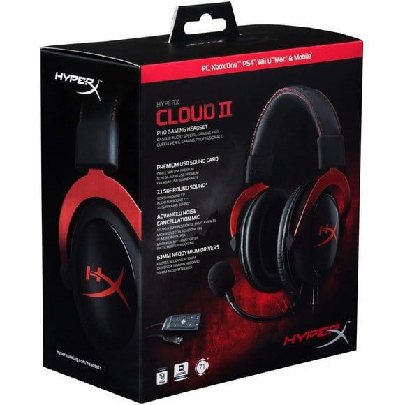 Buy HyperX Cloud II 7.1 Channel USB Gaming Headset Red Price in