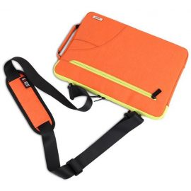 BUBM Fashion Shoulder Bag Laptop Sleeve Handbag Brief Case Orange Price in Pakistan 8