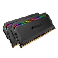 CORSAIR DOMINATOR® PLATINUM RGB 16GB 2 x 8GB DDR4 DRAM 3200MHz C16 Memory Kit – Black Price in Pakistan ZahComputers 01