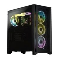 Corsair 4000D Airflow CC 9011200 WW Black Steel Plastic Tempered Glass ATX Mid Tower Computer Case Price in Pakistan ZahComputers 01 1