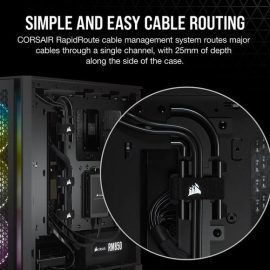 Corsair 4000D Airflow CC 9011200 WW Black Steel Plastic Tempered Glass ATX Mid Tower Computer Case Price in Pakistan ZahComputers 04