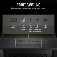 Corsair 4000D Airflow CC 9011200 WW Black Steel Plastic Tempered Glass ATX Mid Tower Computer Case Price in Pakistan ZahComputers 06