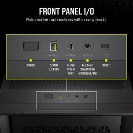 Corsair 4000D Airflow CC 9011200 WW Black Steel Plastic Tempered Glass ATX Mid Tower Computer Case Price in Pakistan ZahComputers 06