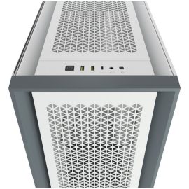 Corsair 5000D Airflow Tempered Glass Mid Tower ATX PC Case White Price in Pakistan Zahcomputers 02