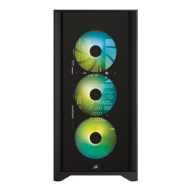 Corsair iCUE 4000X RGB Black Steel Plastic Tempered Glass ATX Mid Tower Computer Case Price in Pakistan ZahComputers 01