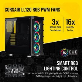 Corsair iCUE 465X RGB Mid Tower ATX Smart Case Black Price in Pakistan ZahComputers 03