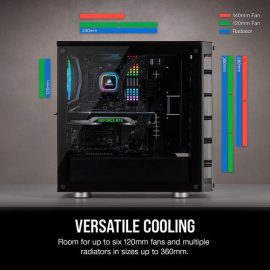 Corsair iCUE 465X RGB Mid Tower ATX Smart Case Black Price in Pakistan ZahComputers 05
