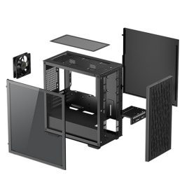 DeepCool MATREXX 40 Essential Micro ATX Casing Front Ventilation Black Price in Pakistan ZahComputers 11