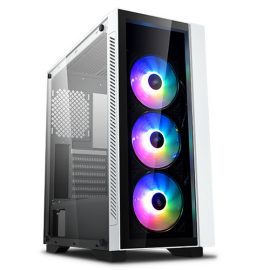 DeepCool Matrexx 55 V3 ADD RGB 3F Full Sized Tempered Glass With 3 Fans White Price in Pakistan ZahComputers 01 1