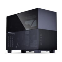 LIAN LI Q58 Black Color SPCC Aluminum Tempered Glass Mini Tower Computer Case Price in Pakistan ZahComputers 02