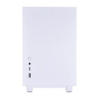 LIAN LI Q58 White Color SPCC Aluminum Tempered Glass Mini Tower Computer Case Price in Pakistan ZahComputers 01