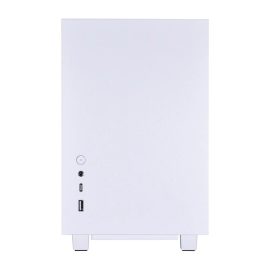 LIAN LI Q58 White Color SPCC Aluminum Tempered Glass Mini Tower Computer Case Price in Pakistan ZahComputers 01