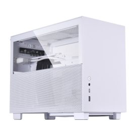 LIAN LI Q58 White Color SPCC Aluminum Tempered Glass Mini Tower Computer Case Price in Pakistan ZahComputers 02