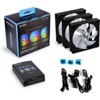 LIAN LI UNI Fan AL120 ARGB PWM 120mm Cooling Fan with Controller Pack of 3 Black Price in Pakistan ZahComputers 05