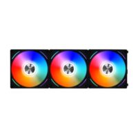 LIAN LI UNI Fan AL120 ARGB PWM 120mm Cooling Fan with Controller Pack of 3 Black Price in Pakistan ZahComputers