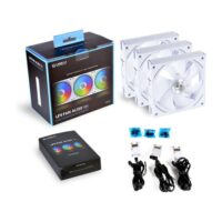 LIAN LI UNI Fan AL120 ARGB PWM 120mm Cooling Fan with Controller Pack of 3 White Price in Pakistan ZahComputers 05