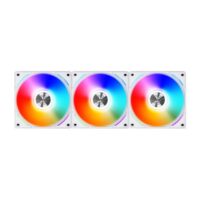 LIAN LI UNI Fan AL120 ARGB PWM 120mm Cooling Fan with Controller Pack of 3 White Price in Pakistan ZahComputers