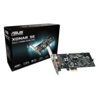 XONAR SE 5.1 Channel 192kHz 24 bit Hi Res 116dB SNR PCIe Gaming Sound Card with Windows 10 compatibility Price in Pakistan