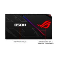 ASUS ROG Thor 850 Certified 850W Fully Modular RGB Power Supply with LiveDash OLED Panel Price in Pakistan ZahComputers 01