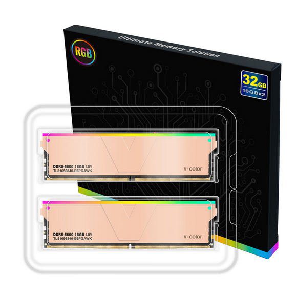 V-Color DDR5 Gaming Memory RGB 32GB(16GBx2) 5600MHz CL40 Memory Kit Price in Pakistan ZahComputers 02