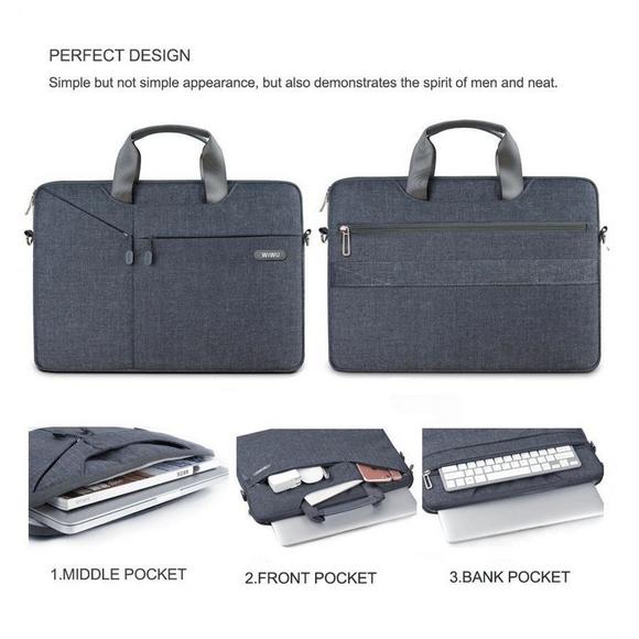 Buy WiWU 15.6 inch Laptop Sleeve Waterproof Notebook Protector Carrying ...