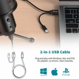 Fifine K683A USB Desktop PC Microphone with Pop Filter for Computer and Mac Price in Pakistan Specs ZahComputers 03