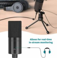 Fifine K683A USB Desktop PC Microphone with Pop Filter for Computer and Mac Price in Pakistan Specs ZahComputers 04