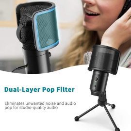 Fifine K683A USB Desktop PC Microphone with Pop Filter for Computer and Mac Price in Pakistan Specs ZahComputers 06