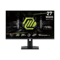 MSI Optix MAG274QRF-QD 27" WQHD 2560 x 1440 (2K) 1ms (GTG) 165 Hz 2 x HDMI, DisplayPort, USB-C NVIDIA G-Sync Compatible with Quantum Dot Technology Gaming Monitor