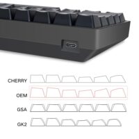 Skyloong SK61s Black Yellow Switches ABS Keycap 60 Mechanical Keyboard with RGB Backlit Bluetooth WiredWireless Dual Mode Price in Pakistan ZahComputers 04