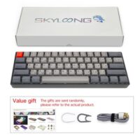 Skyloong SK61s Deep Gray Red Switches PBT Keycaps 60 Mechanical Keyboard with RGB Backlit Bluetooth WiredWireless Dual Mode Price in Pakistan ZahComputers 07