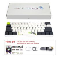Skyloong SK61s Panda Red Switches GK1 Keycaps 60 Mechanical Keyboard with RGB Backlit Bluetooth Wired Wireless Dual Mode Price in Pakistan ZahComputers 07