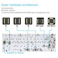 Skyloong SK61s White Yellow Switches ABS Keycap 60 Mechanical Keyboard with RGB Backlit Bluetooth Wired Wireless Dual Mode Price in Pakistan ZahComputers 06