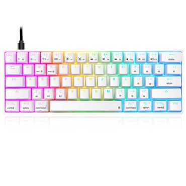 Buy Skyloong SK61s White (Brown Switches) Mechanical Keyboard Price in ...