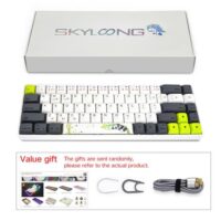 Skyloong SK68S Panda Red Switches GK1 Keycaps 60 Hot Swap Mechanical Keyboard with RGB Backlit Bluetooth Wired Wireless Dual Mode Price in Pakistan ZahComputers 07