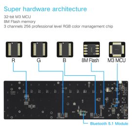 Skyloong SK68S Retro Red Switches PBT Keycap 60 Hot Swap Mechanical Keyboard with RGB Backlit Bluetooth WiredWireless Dual Mode Price in Pakistan ZahComputers 06