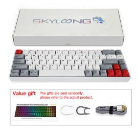Skyloong SK68S Retro Red Switches PBT Keycap 60 Hot Swap Mechanical Keyboard with RGB Backlit Bluetooth WiredWireless Dual Mode Price in Pakistan ZahComputers 07