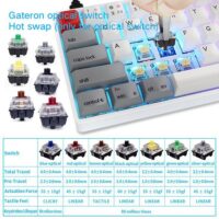 Skyloong SK68S Retro Yellow Switches PBT Keycap 60 Hot Swap Mechanical Keyboard with RGB Backlit Bluetooth Wired Wireless Dual Mode Price in Pakistan ZahComputers 04
