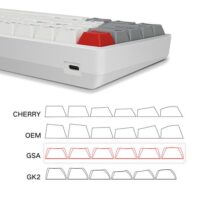 Skyloong SK68S Retro Yellow Switches PBT Keycap 60 Hot Swap Mechanical Keyboard with RGB Backlit Bluetooth Wired Wireless Dual Mode Price in Pakistan ZahComputers 05