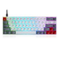 Skyloong SK68S Retro Yellow Switches PBT Keycap 60 Hot Swap Mechanical Keyboard with RGB Backlit Bluetooth Wired Wireless Dual Mode Price in Pakistan ZahComputers