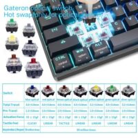 Skyloong SK68s Black Red Switches ABS Keycap 60 Mechanical Keyboard with RGB Backlit Bluetooth Wired Wireless Dual Mode Price in Pakistan ZahComputers 03