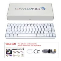Skyloong SK68s White Red Switches ABS Keycap 60 Mechanical Keyboard with RGB Backlit Bluetooth Wired Wireless Dual Mode Price in Pakistan ZahComputers 07